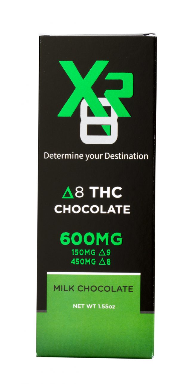 A 600mg 8THC Milk Chocolate